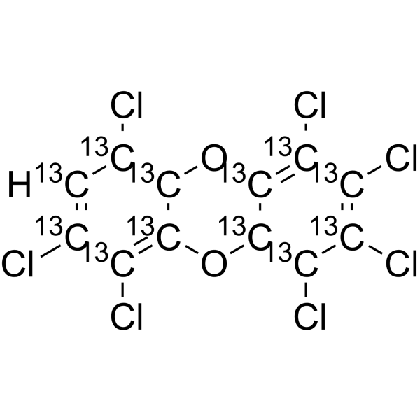 1,2,3,4,6,7,9-Heptachloro dibenzo-p-dioxin-13C12